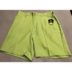 Pro Tour Men's Comfort Shorts 36 Green Cool Play Golf New UPF MSRP $55 Wicking